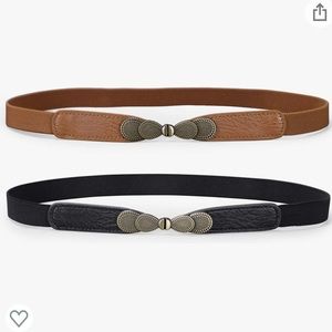 Empire waist belt set of two